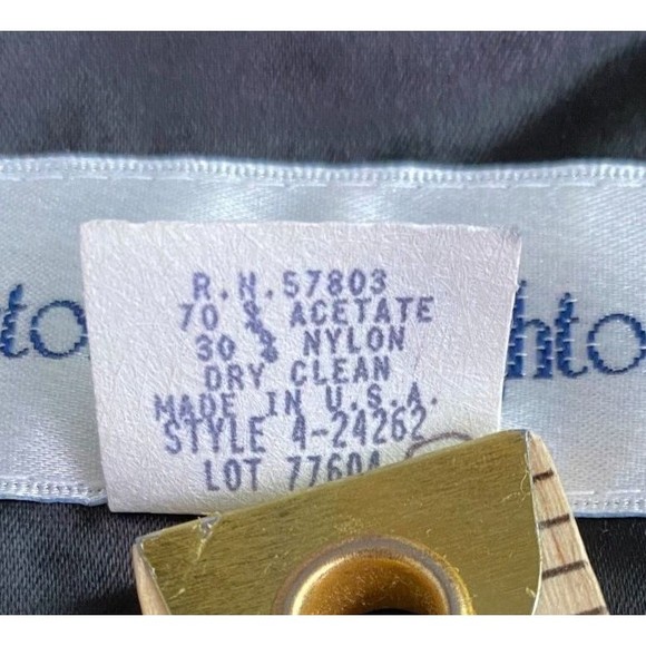 Vintage Norton McNaughton Velvet Cropped Jacket L Purple Gold Button Up Fairy - Picture 8 of 8